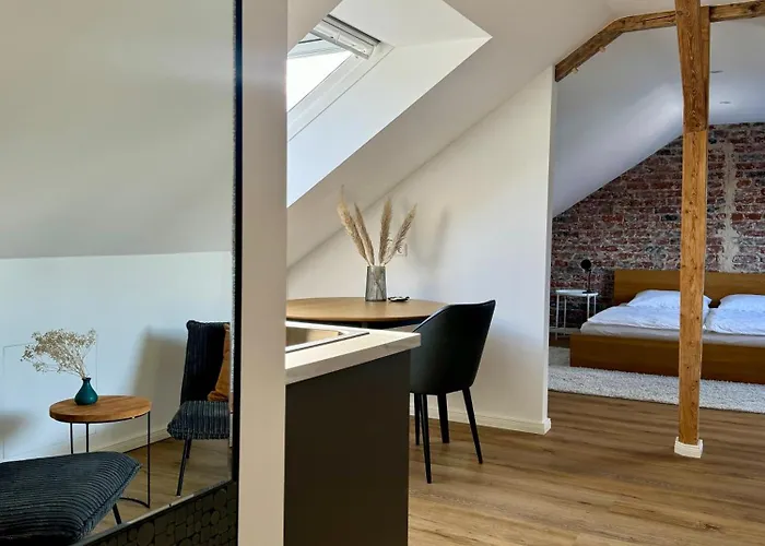 Dachgeschoss-studio Im Kurgebiet Kurpark & Therme Fusslaeufig Messe 6 Km Bad Salzuflen