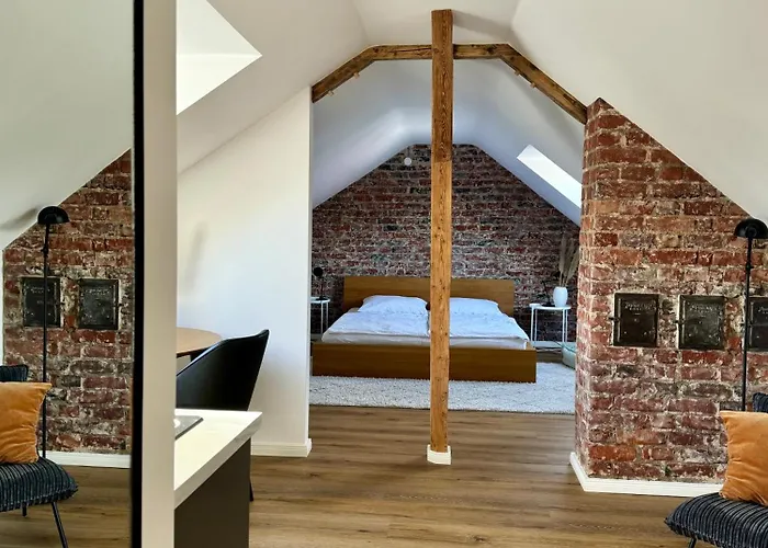 Dachgeschoss-studio Im Kurgebiet Kurpark & Therme Fusslaeufig Messe 6 Km Daire *
